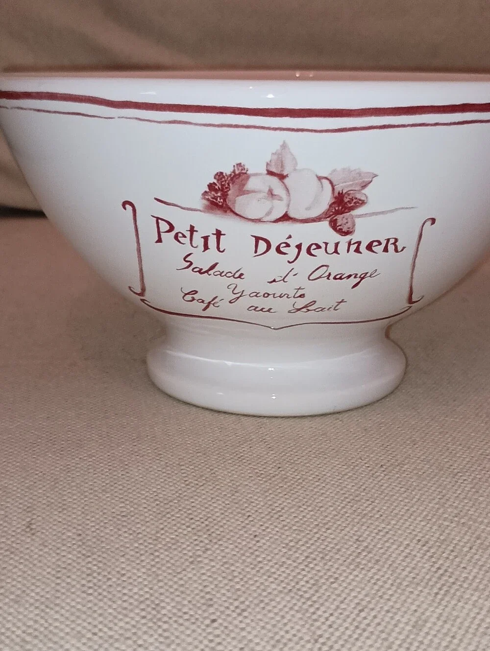William Sonoma Vintage Retired Petit Dejeuner Breakfast Bowls Set Of Two